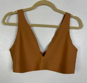 Parade Invisible V-Neck Bralette Cider Orange Seamless Wireless Bra XL thumbnail 1