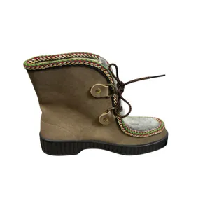 VTG Mukluk Sherpa Lined Gum Sole Winter Warm Boots USA Made Boho Hippie Size 7 thumbnail 8