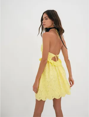 For Love & Lemons Mini Dress Natalie NWT L thumbnail 2