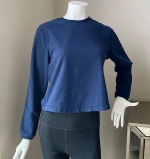 Nike Navy Fleece Crewneck thumbnail 1