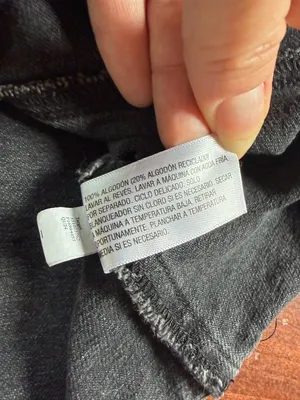 Wild Fable Black Denim Tie Front Vest Top Size Small Distressed Washed Jeans thumbnail 7