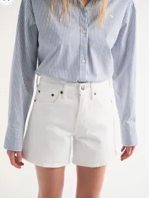 Abercrombie Shorts High-Rise Dad White 34 thumbnail 1