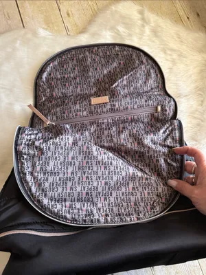 Stella & Dot ‘Crush It’ Black Quilted Backpack with Rose Gold Hardware NWOT thumbnail 6