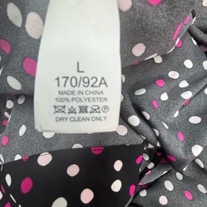 Kate Spade L Drop Waist Wrap Black and Pink Polka Dot Dress thumbnail 13