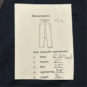 H&M Women's Navy Blue Dress Pants Size 2 Straight Leg Workwear‎ thumbnail 13