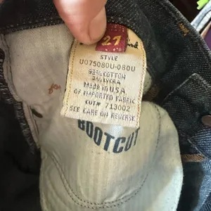7 for All Mankind western cowboycore 27 luxe bootcut jeans thumbnail 2
