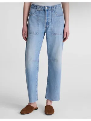 NEW Madewell The Darted Barrel-Leg Jean - Size: 29 thumbnail 12