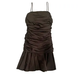 VTG 80’s Lillie Rubin 8 10 Formal Dress Gown Detachable Skirt Black Satin Party thumbnail 3