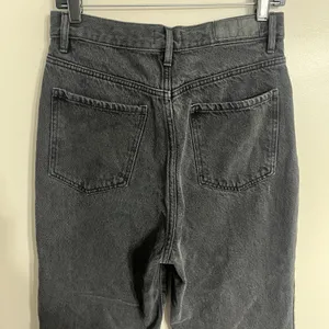 PacSun Womens Dad Jean Black High Rise Straight‎ Leg Button Fly Denim Size 28 thumbnail 14