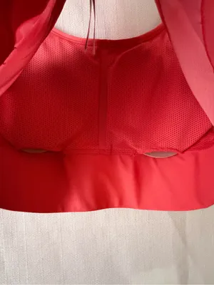 Nike Sports Bra Women’s Size M Orange Dri-FIT Crisscross Strappy(A596) thumbnail 9
