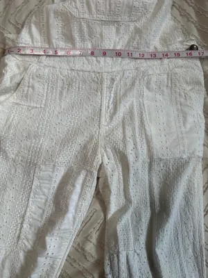 Free People Eyelet Romper Ivory Sahara thumbnail 5