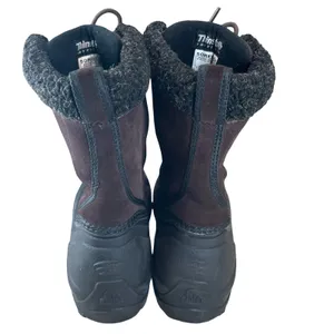 Sorel Womens Winter Boots Brown Suede Thinsulate Snow Lace Up NL1579-248‎ Size 8 thumbnail 5