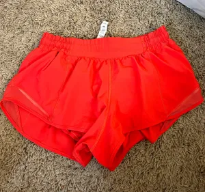 Lululemon Red Hotty Hot Shorts 2.5 thumbnail 1