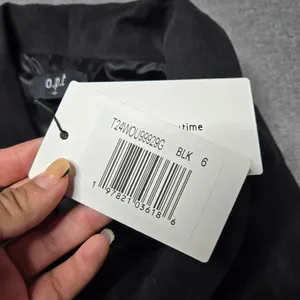 O.P.T. Black‎ Sleeveless 3 Button Vest Black Size 6 thumbnail 5