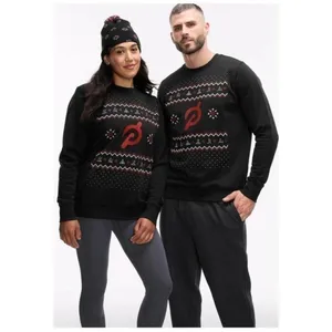 Peloton Unisex Holiday Crewneck‎ Sweatshirt XXL Black Athleisure thumbnail 7