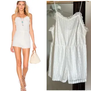 Revolve Motel White Lace Tibi Romper NEW Wedding Bridal thumbnail 3