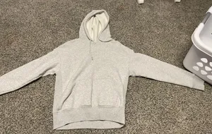 Grey Hoodie Gray Size M thumbnail 1