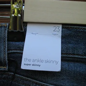 NWT 7 For All Mankind 7FAM Blue Ankle Skinny Jeans thumbnail 10