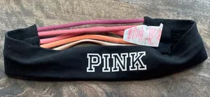 Victoria’s Secret PINK athletic head band stretch multi strand comfort colors thumbnail 1