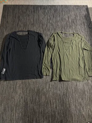 PINK by Victoria Secret Long Sleeve Shirts Black Green Size Medium thumbnail 2