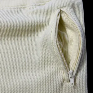 SKIMS Waffle Knit Loose Pant Off White Cream thumbnail 5