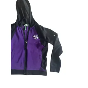 RALPH LAUREN Active LRL Purple Black Hoodie Sweatshirt Size M thumbnail 7