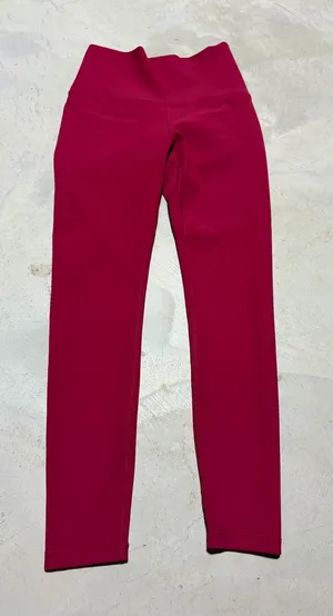 Calia Carrie underwood Women's ribbed Active Leggings red small thumbnail 1