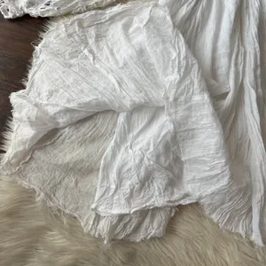 Free People One Bella Note Eyelet Mini Dress thumbnail 6