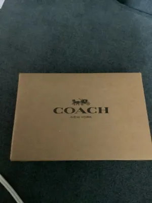 NWT NEW Coach Burgundy and pink bow logo Crossbody Purse with silver Chain thumbnail 9