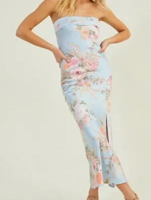 Altar'd State Dress Floral Maxi thumbnail 1