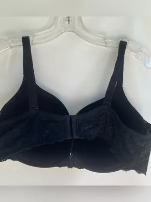 Torrid Curves bras set of 2 black and mauve lace padded push up full figure 42 D thumbnail 4