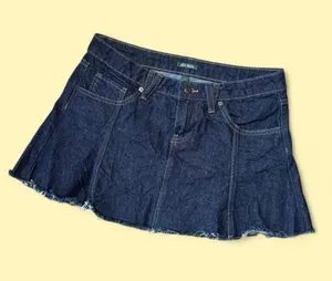 flared jean game day skirt Size 4 thumbnail 1
