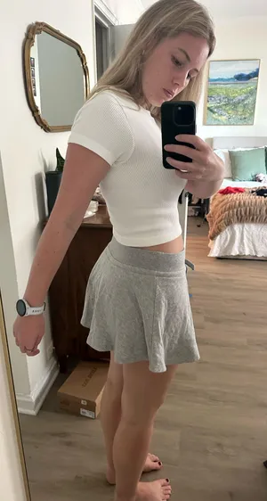 Anthropologie Sweat skirt thumbnail 2