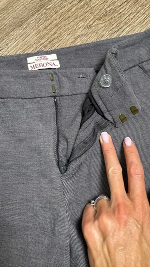 Merona grey trousers Size 6 #trousers #womenwear thumbnail 2