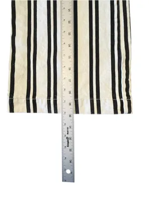 Reformation Logan Ultra High Rise Wide Leg Jeans Size 25 Black White Stripe thumbnail 14