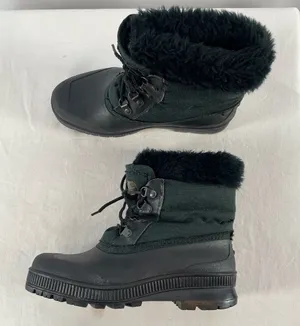 Sorel Woman’s Fabric Rubber Duck Boots in Black Size 8‎ thumbnail 1