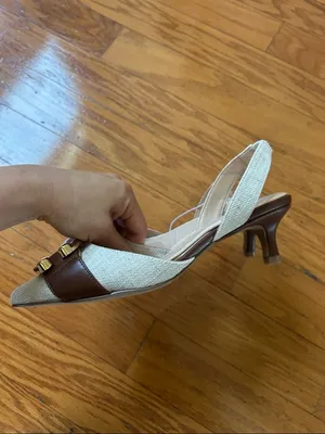 NEW Adrienne Vittadini women sling back shoes size 7.5 thumbnail 2