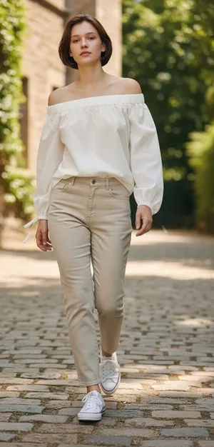 Free People Off show white off shoulder size XS thumbnail 1