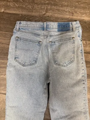 Abercrombie & Fitch Light Blue Straight Leg Jeans thumbnail 6