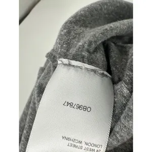Free People‎ Charcoal Gray Sequoia Top Off Shoulder Loose Fit Shirt Women Small thumbnail 9