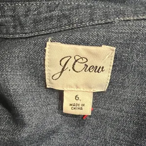 J.CREW Denim shirtdress with tie belt Size 6 thumbnail 12