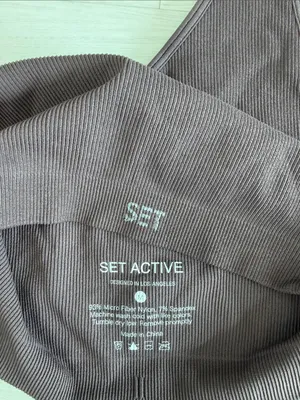Purple Set Active Sports Bra thumbnail 3