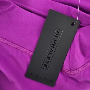 Alphalete Leggings Womens Large Alphalux Purple V-Waist High Rise NEW thumbnail 5