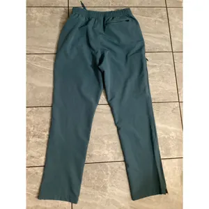 New Balance Women Jogger Pants Teal Green Athletic Zip Ankle Drawstring Size L thumbnail 4