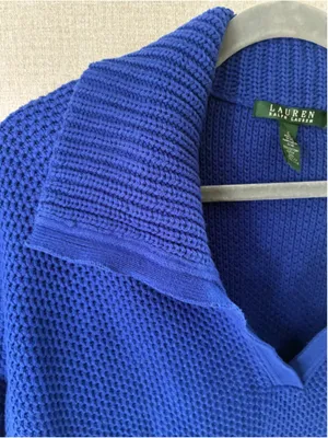 Lauren Ralph Lauren Blue Knit Pullover Sweater XL thumbnail 4