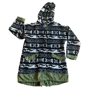 Sloane Rouge Women’s Hooded Jacket Aztec Tribal Print Size M Boho thumbnail 2