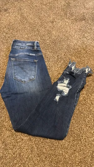 KanCan Mid-Rise Ankle Skinny Kurvy Size 27 thumbnail 2
