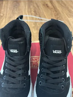 VANS Ashwood hi top black suede lace up shoes sneakers women’s 7 new thumbnail 6