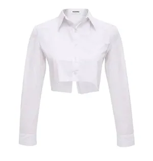 Cropped button up shirt thumbnail 2