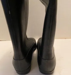 Vintage English leather and sheep lined boots thumbnail 3